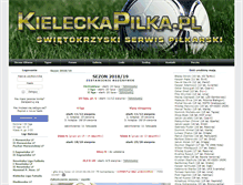 Tablet Screenshot of kieleckapilka.pl